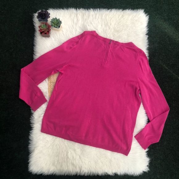 Talbots Lightweight Sweater Happy Thoughts - Picture 6 of 14